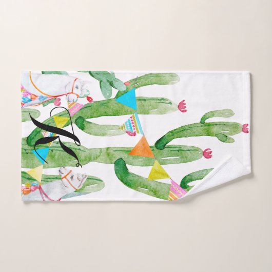 Gepersonaliseerde handdoek Boho Llama Bohemian Cac (Handdoek)