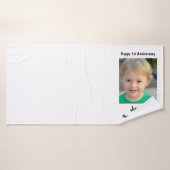 Gepersonaliseerde handdoek: Creëer uw eigen foto e Badhanddoek (Badhanddoek)