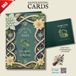GEPERSONALISEERDE HANDFASTING IERSE KELTISCHE KNOP KAART