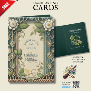 GEPERSONALISEERDE HANDFASTING IERSE KELTISCHE KNOP KAART