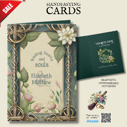 GEPERSONALISEERDE HANDFASTING IERSE KELTISCHE KNOP KAART