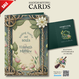 GEPERSONALISEERDE HANDFASTING IERSE KELTISCHE KNOP KAART