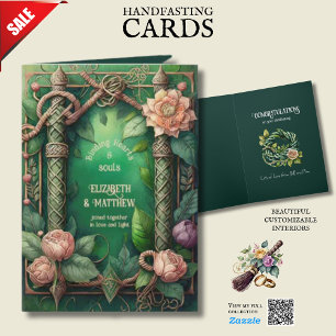 GEPERSONALISEERDE HANDFASTING IERSE KELTISCHE KNOP KAART