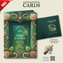 GEPERSONALISEERDE HANDFASTING IERSE KELTISCHE KNOP KAART