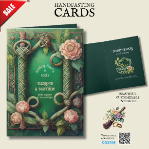 GEPERSONALISEERDE HANDFASTING IERSE KELTISCHE KNOP KAART