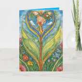 GEPERSONALISEERDE HANDFASTING KAART PAGAN CELTIC D (Voorkant)