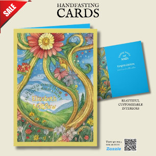 GEPERSONALISEERDE HANDFASTING KAART PAGAN CELTIC D