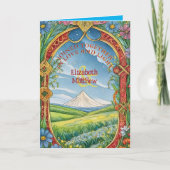 GEPERSONALISEERDE HANDFASTING KAART PAGAN CELTIC D (Voorkant)