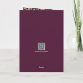 GEPERSONALISEERDE HANDFASTING KAART PAGAN FOLKART  (Achterkant)