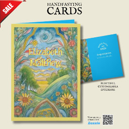 GEPERSONALISEERDE HANDFASTING KAART PAGAN KELTISCH