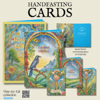 GEPERSONALISEERDE HANDFASTING KAART PAGAN KELTISCH