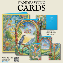 GEPERSONALISEERDE HANDFASTING KAART PAGAN KELTISCH