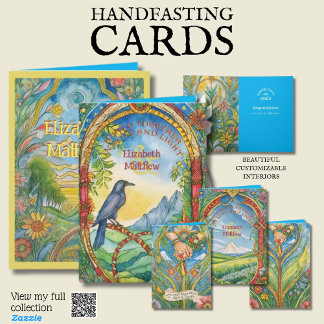 GEPERSONALISEERDE HANDFASTING KAART PAGAN KELTISCH