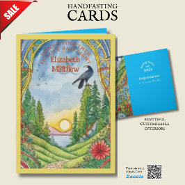 GEPERSONALISEERDE HANDFASTING KAART PAGAN KELTISCH