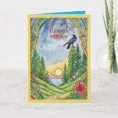 GEPERSONALISEERDE HANDFASTING KAART PAGAN KELTISCH (Voorkant)