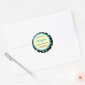 Gepersonaliseerde handgemaakte door Stickers (Envelop)