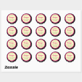 Gepersonaliseerde handgemaakte door Stickers (Vel)