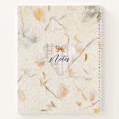 Gepersonaliseerde handgemaakte mulberry papier Des Notitieboek (Achterkant)