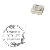 Gepersonaliseerde Handgemaakte Rubber Stamp Rubberstempel (Gestempeld)