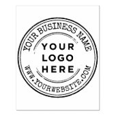 Gepersonaliseerde handgemaakte zakelijke logo larg rubberstempel (Afrduk)
