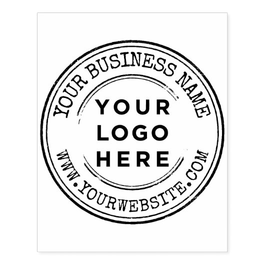 Gepersonaliseerde handgemaakte zakelijke logo larg rubberstempel (Afrduk)