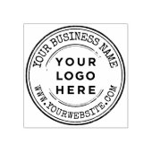 Gepersonaliseerde handgemaakte zakelijke logo stij rubberstempel (Afrduk)