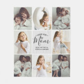 Gepersonaliseerde handgeschreven liefde je mam 8-f fleece deken (Voorkant)