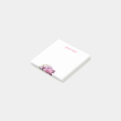 Gepersonaliseerde handgeschreven script Waterverf Post-it® Notes (Schuin)