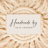 Gepersonaliseerde "Handmade by" Rubber Stamp – Ele Rubberstempel