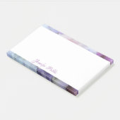 Gepersonaliseerde handschrift tekst Waterverf Flow Post-it® Notes (Schuin)