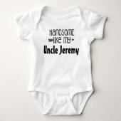 Gepersonaliseerde "Handsome Like My" Romper (Voorkant)