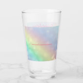  gepersonaliseerde Happy 17th Birthday Glas (Achterkant)