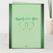 Gepersonaliseerde Happy 20th Wedding Jubileum Kaar Kaart (Achterkant)