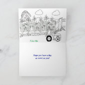 Gepersonaliseerde Happy Birthday Ball Pit Theme Bo Kaart (Binnen)