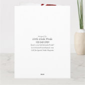 GEPERSONALISEERDE Happy Birthday Baseball Kaarten (Achterkant)