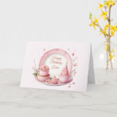 Gepersonaliseerde Happy Birthday Bord Kaart (Gele Bloem)