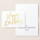 Gepersonaliseerde Happy Birthday Cupcake Folie Kaarten (Display)