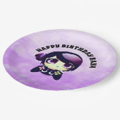 Gepersonaliseerde Happy Birthday Gaming thema Paar Papieren Bordje (Gekanteld)