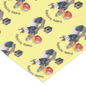 Gepersonaliseerde Happy Birthday Panda Tafelloper (Hoek)