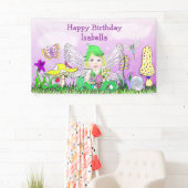 Gepersonaliseerde Happy Birthday Sprookjesthema Spandoek (Insitu)