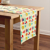 Gepersonaliseerde Happy Birthday Table Runner Korte Tafelloper (Voorbeeld)