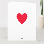 Gepersonaliseerde Happy Birthday Word Art Kaart (Achterkant)