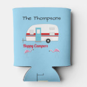 Gepersonaliseerde Happy Campers Blikjeskoeler (Achterkant)