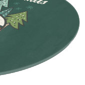 Gepersonaliseerde Happy Campers Kerstmis Snijplank (Hoek)