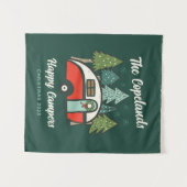 Gepersonaliseerde Happy Campers Wandkleed (Voorkant (horizontaal))