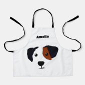 Gepersonaliseerde Happy Dog Kinder All-over print Schort (Voorkant)