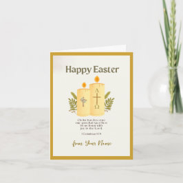 Gepersonaliseerde Happy Easter Greeting Feestdagen Kaart