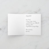 Gepersonaliseerde Happy Easter Greeting Feestdagen Kaart (Binnen)