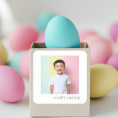 Gepersonaliseerde Happy Easter Sticker met foto