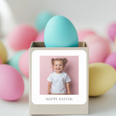 Gepersonaliseerde Happy Easter Sticker met foto